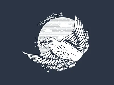 Postcards for Thailand bird gateway lettering message messagebird postcard sketch sms thailand