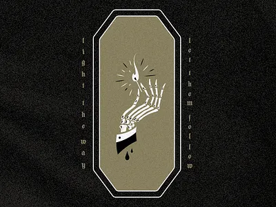 3 of 6 fire grain hand illustration match skeleton texture