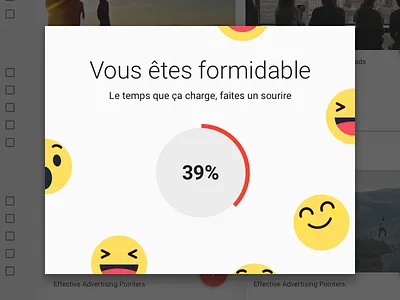 Little loader emoji google influencers loader material design ui youtubers