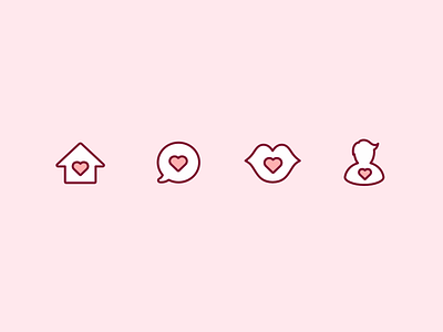 Love Icons icon love ui