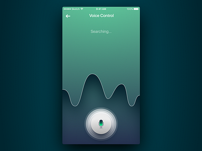 Week #2 (12) — VoiceControl dark theme ios iphone minimalistic simple social media voice control