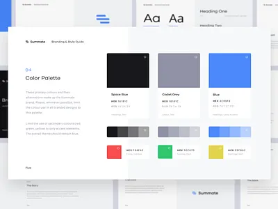 Summate – Branding accounting branding finance invoicing logo style guide