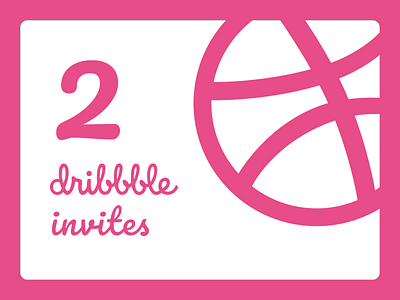 2 Dribbble Invites (Invites sent) 2 dribbble dribbble card invitation invites khuzema