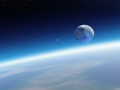 apple wallpaper Star Wars deathstar apple deathstar niko timm photoshop sierra star wars wallpaper