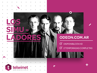 Tv program widget ad argentina facebook internet odeon serie simuladores tv