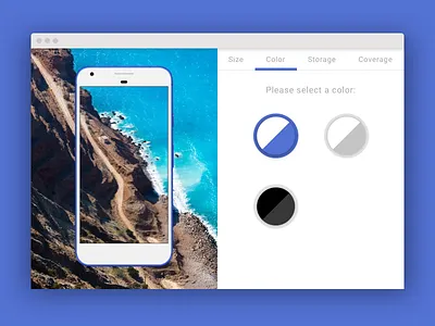 Color Picker 060 color picker design google google pixel phone pixel ui