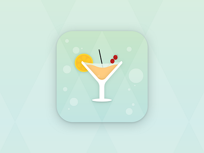 Yoshaker - App Icon android app app icon application cocktail development identity illustration iphone logo product ui