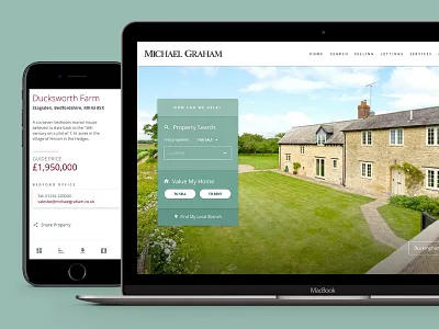 Estate Agent Website content digital filter home material design ui ux website