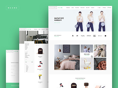 MAAME E-commerce platform collection craft e commerce fashion flat food handmade local marketplace platform store unused
