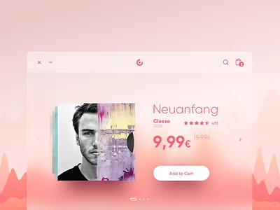 music store design minimal music shop ui ux