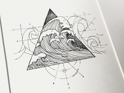 Tides illustration illustration ink art
