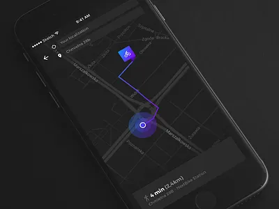 Bike Radar - find bike stations near you app bike bike stations bikeradar ios iphone map nav navigation stations ui ux