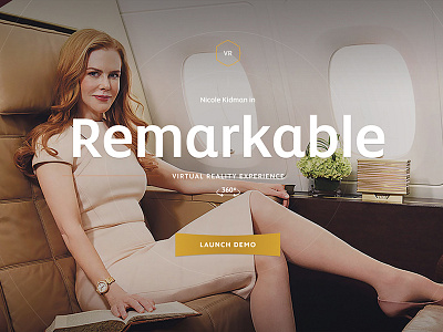 Etihad VR design remarkable virtual reality vr website