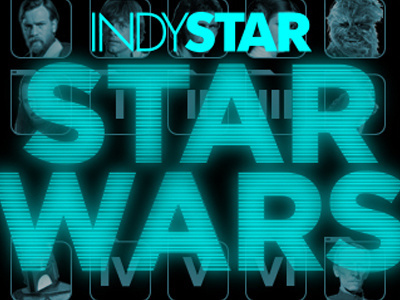 Star Wars Favorite Movie/Character Poll art design illustration star wars ui ux vector web design