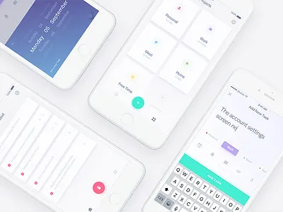To-Do App app interface ios mobileapp schedule task tasks todo ui uidesign