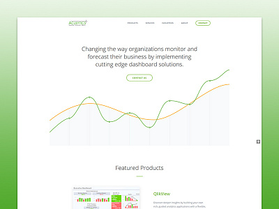 Aculytics Home Page aculytics design home page web web design website