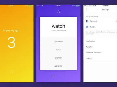Learn the word countdown english gradient ios learn loading minimal setting slide step stopwatch test