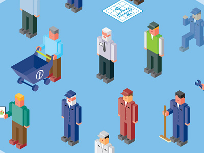 Isometric Infographic illustrations illustration infographic isometric stakeholder map