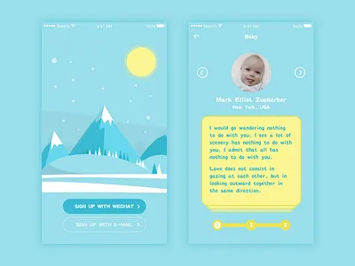 Daily Exercise — Student App 2 ios mount sign ui user