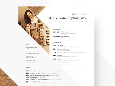 Creative resume creative curriculum cv design resume simple style vitae wood