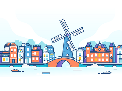 Amsterdam amsterdam city fireart fireart studio flat landmark skyline