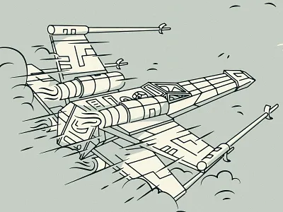 Rogue One design graphic illustration one rogue star wars wing x x wing