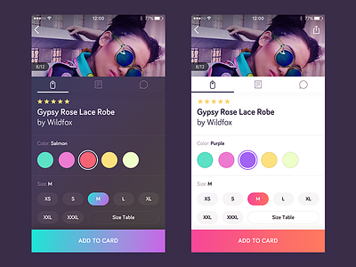 Shopping App Light Redesign android app dark ecommerce google gradient light store ui