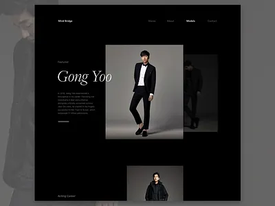 Mind Bridge Profile fashion minimal web