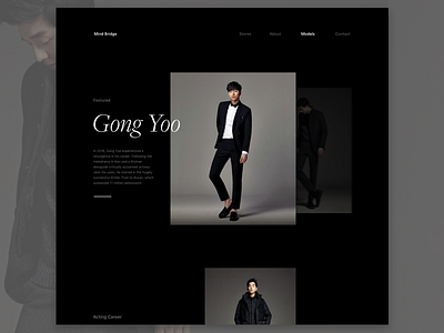 Mind Bridge Profile fashion minimal web