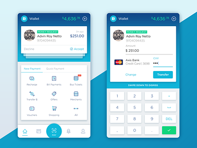 Wallet Concept Rebound android card finance india mobile money pay payment transfer wallet