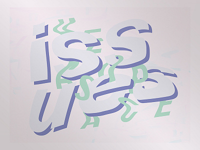 IZZSZ || SPÅC3 color distort green helvetica neon pastel pink retro vibrant vibration warp