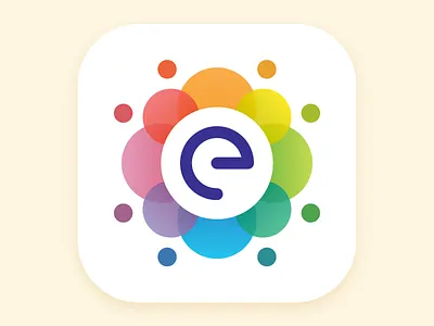 Eventat ios icon app icon colorful events icon ios