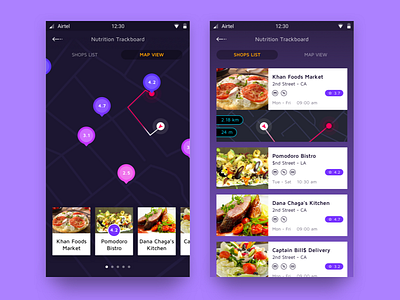 Fitness App - Nutrition Trackboard android fitness google gym leaderboard material meal nutrition running shop list social sport