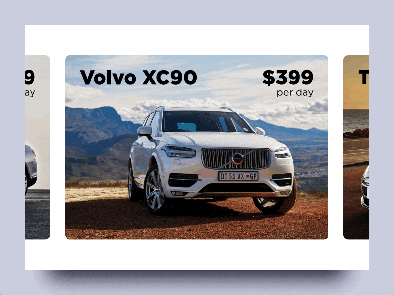 Car Rental Service by Artem Vasiukhin on Dribbble