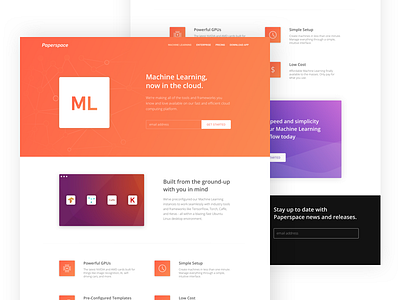 Paperspace - Machine Learning algorithms data deep learning design linux machine learning marketing paperspace ubuntu virtual machines