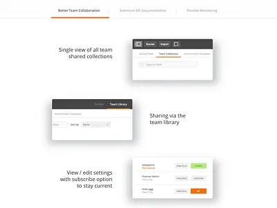 Postman App Site Redesign design interactive postman app ui ux
