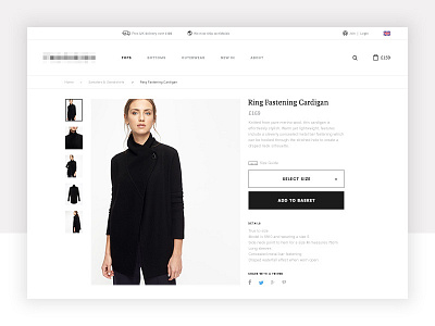 Product Detail concept design detail development ecommerce madebyshape product shape ui ux web website