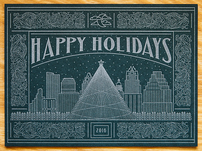 Letterpress Holiday Card