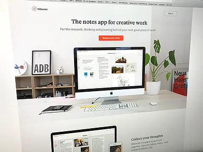 Milanote beta has launched branding clean design icons milanote minimal website