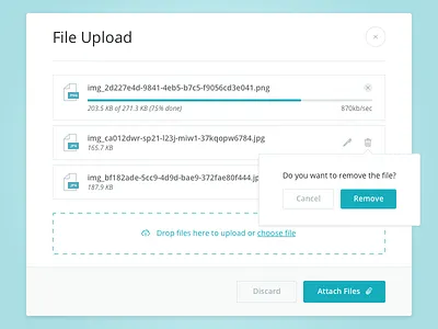 File Uploader app file files intellirent mobile ui upload uploader web