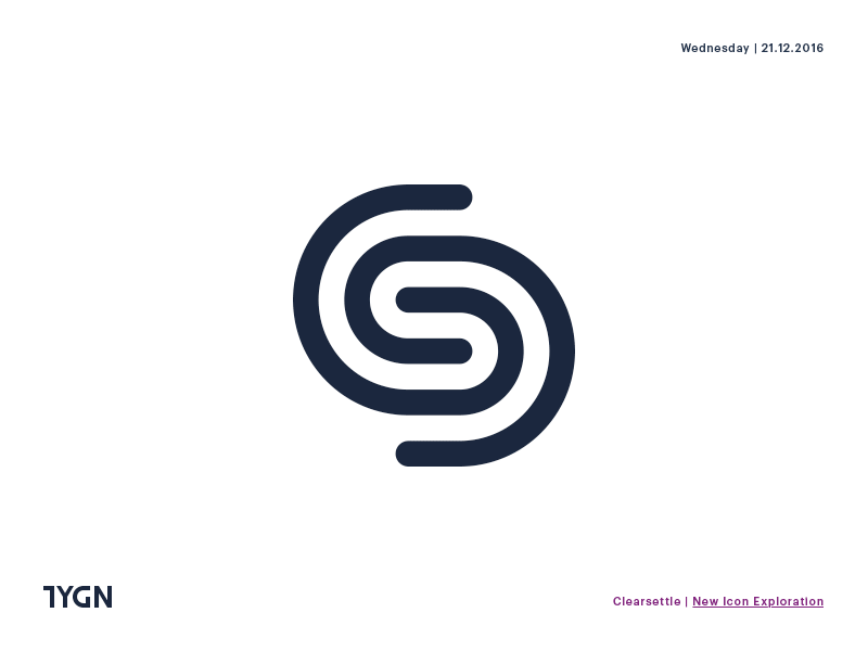 Clearsettle - New Icon Exploration broadcast circle grafik istanbul logo london mark payment symbol tasarim taygun turkey