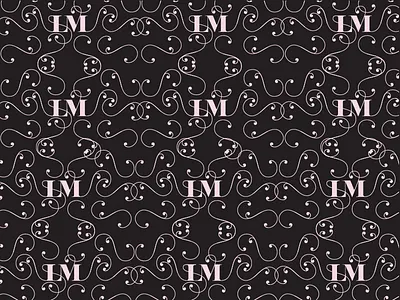 Pattern Lucia Milan Flower Studio brand branding braziliandesigner elegance flowers identity lettering logo pattern sophistication typography