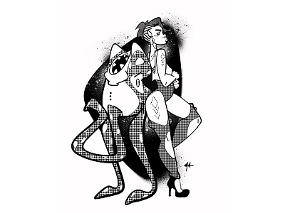 Space Punks alien character design digital fatale femme illustration punks sci fi space