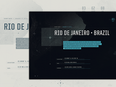 CompTown animation blue comp editorial flat game homepage landingpage typography ui ux