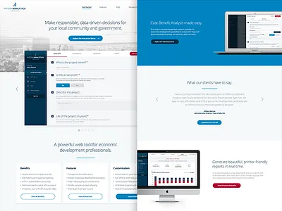 InformAnalytics Marketing Website analytics design graphic design interface marketing website ui ux website