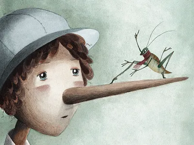 Pinocchio - A Bubo book app books childrens books dribbble e books illustrations music