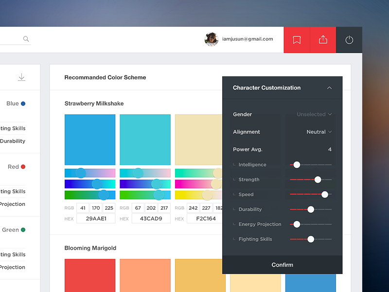 Coloring System by Sun Ju on Dribbble