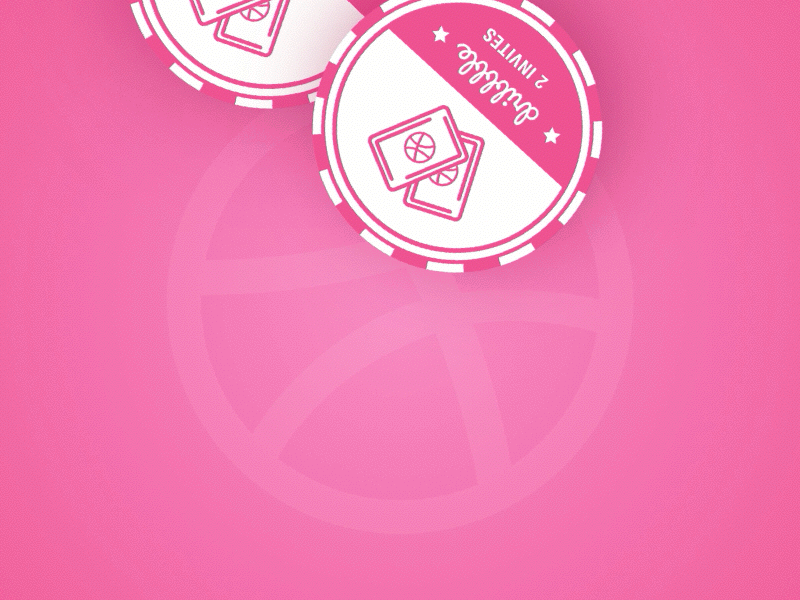 2x Dribbble Invite animation dribbble gif giveaway invites