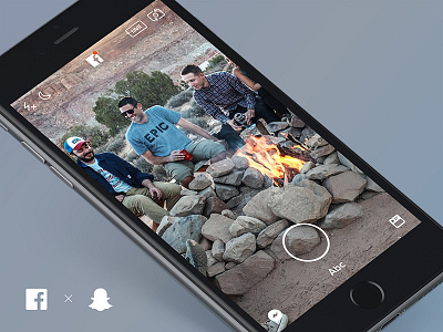 Facebook x Snapchat facebook facebook redesign facebook x snapchat ios snapchat snapchat redesign