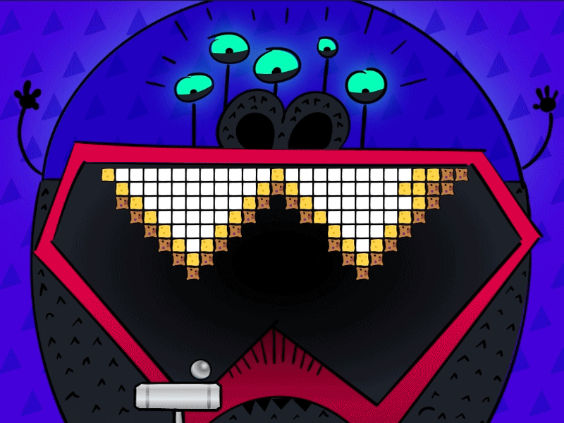 @_vent 23 - W animation breakout bricks dentist game monster teeth unity